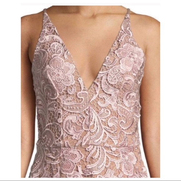 DRESS THE POPULATION LACE SHEATH DRESS - Picture 2 of 5